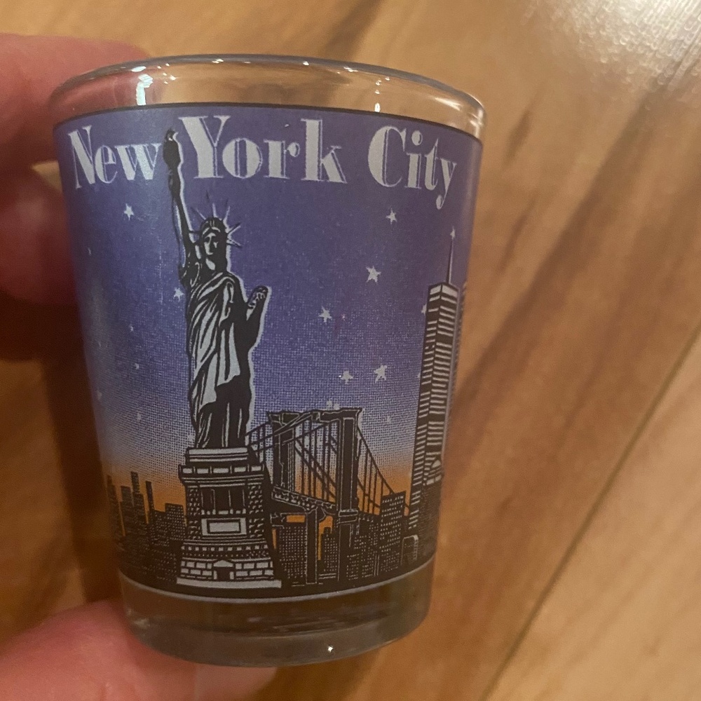 New York City collectible shot glass